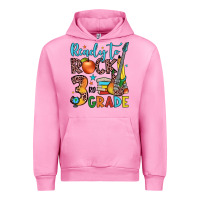 Fuchsia Pink ready to rock 3rd grade Urban Hoodie - JahusDesignShop