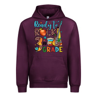 Mauve Wine ready to rock 3rd grade Urban Hoodie - JahusDesignShop
