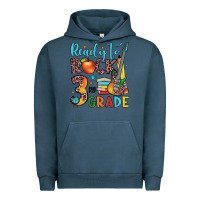 Pigment Midnight Navy ready to rock 3rd grade Urban Hoodie - JahusDesignShop