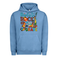 Pigment Pebble Blue ready to rock 3rd grade Urban Hoodie - JahusDesignShop