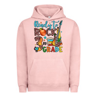 Pigment Salmon ready to rock 3rd grade Urban Hoodie - JahusDesignShop