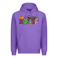 Purple halloween nurse Premium Hoodie - AdoDesignShop