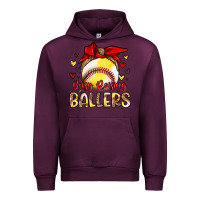 Mauve Wine busy raising ballers Urban Hoodie - Artiststas