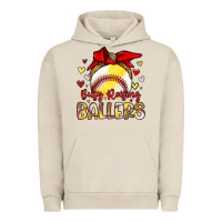 Pigment French Oak busy raising ballers Urban Hoodie - Artiststas