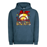Pigment Midnight Navy busy raising ballers Urban Hoodie - Artiststas
