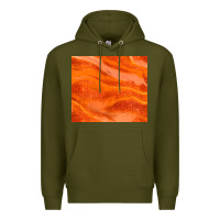 Army Green orange glitter Premium Hoodie - JahusDesignShop
