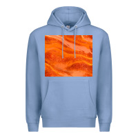 Colony Blue orange glitter Premium Hoodie - JahusDesignShop