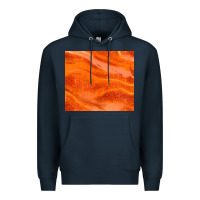 Navy orange glitter Premium Hoodie - JahusDesignShop