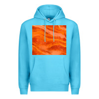 Ocean Blue orange glitter Premium Hoodie - JahusDesignShop