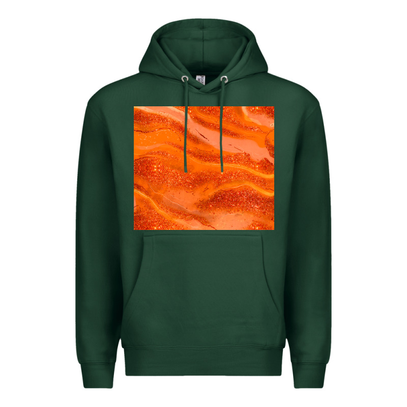 Orange Glitter Premium Hoodie by JahusDesignShop | Teevron