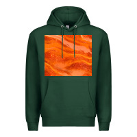 Sports Green orange glitter Premium Hoodie - JahusDesignShop
