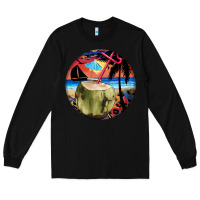 Black coconut drink colorful leopard Long Sleeve Tee - BarkalooDesign