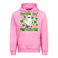 Fuchsia Pink shake em' like a shamrock Urban Hoodie - Artiststas