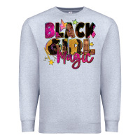 Heather Grey black girl magic Premium Sweatshirt - Zillion Design Studio