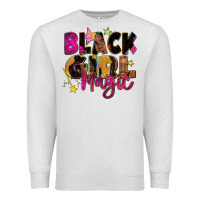 Oatmeal Heather black girl magic Premium Sweatshirt - Zillion Design Studio