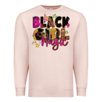 Pale Pink black girl magic Premium Sweatshirt - Zillion Design Studio