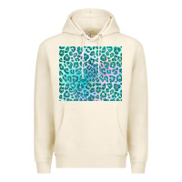Tofu turquoise leopard glitter Premium Hoodie - JahusDesignShop