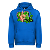 Cobalt shamrockin' rock n roll female hand Urban Hoodie - Artiststas