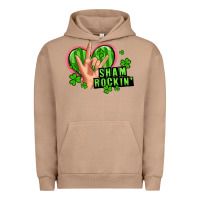 Pigment Burro shamrockin' rock n roll female hand Urban Hoodie - Artiststas