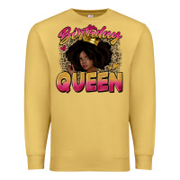Antique Gold birthday queen Premium Sweatshirt - Zillion Design Studio