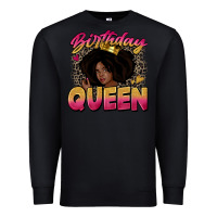 Black birthday queen Premium Sweatshirt - Zillion Design Studio