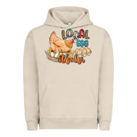 Pigment French Oak local egg dealer Urban Hoodie - Artiststas