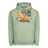 Pigment Oil Green local egg dealer Urban Hoodie - Artiststas