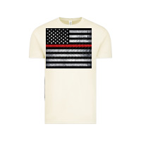 Vintage Arctic thin red line American flag metal floor Vintage Tee - Artiststas