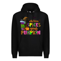 Black whatever spices your pumpkin Premium Hoodie - AdoDesignShop