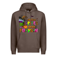 Coffee whatever spices your pumpkin Premium Hoodie - AdoDesignShop