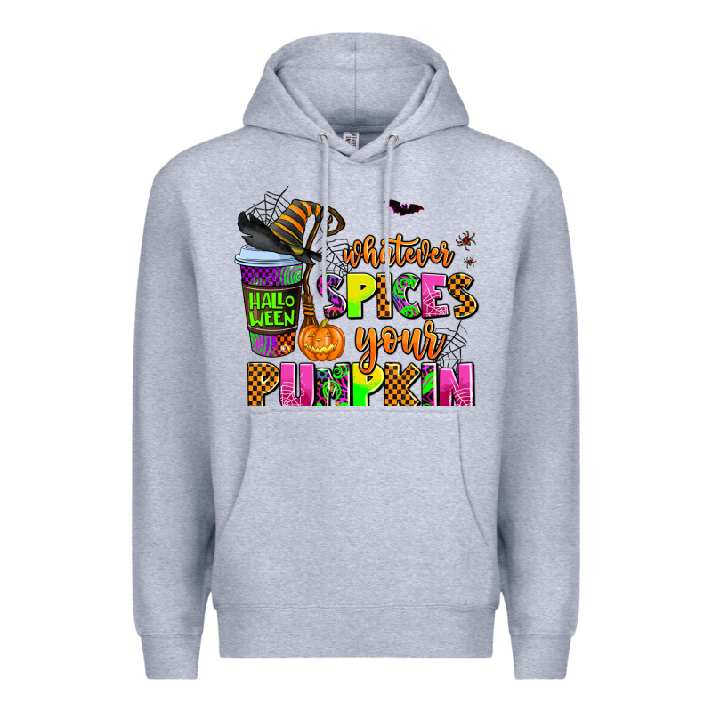 Whatever Spices Your Pumpkin Premium Hoodie by AdoDesignShop | Teevron