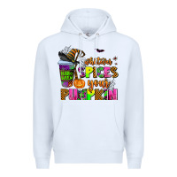 White whatever spices your pumpkin Premium Hoodie - AdoDesignShop