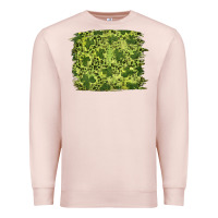 Pale Pink st patrick's day shamrock leopard background Premium Sweatshirt - RanaPortraitStore