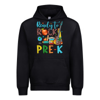 Black ready to rock pre k Urban Hoodie - JahusDesignShop