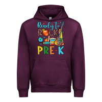 Mauve Wine ready to rock pre k Urban Hoodie - JahusDesignShop