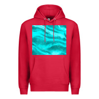 Cardinal turquoise glitter Premium Hoodie - JahusDesignShop