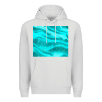 Dove Grey turquoise glitter Premium Hoodie - JahusDesignShop