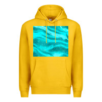 Lemon turquoise glitter Premium Hoodie - JahusDesignShop