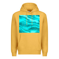 Mustard turquoise glitter Premium Hoodie - JahusDesignShop