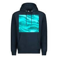 Navy turquoise glitter Premium Hoodie - JahusDesignShop