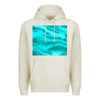 Oatmeal Heather turquoise glitter Premium Hoodie - JahusDesignShop