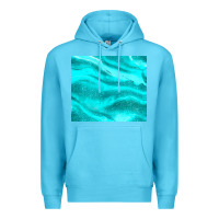 Ocean Blue turquoise glitter Premium Hoodie - JahusDesignShop