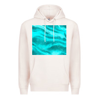 Pale Pink turquoise glitter Premium Hoodie - JahusDesignShop