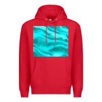 Red turquoise glitter Premium Hoodie - JahusDesignShop