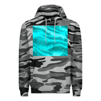 Slate Camo turquoise glitter Premium Hoodie - JahusDesignShop