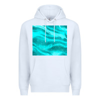 White turquoise glitter Premium Hoodie - JahusDesignShop
