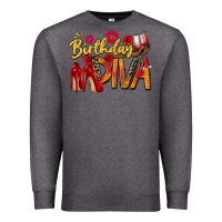 Charcoal Heather birthday diva Premium Sweatshirt - Zillion Design Studio