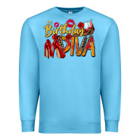 Ocean Blue birthday diva Premium Sweatshirt - Zillion Design Studio