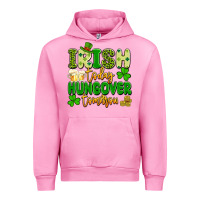 Fuchsia Pink irish today hungover tomorrow Urban Hoodie - Artiststas