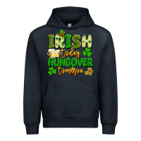 Navy irish today hungover tomorrow Urban Hoodie - Artiststas